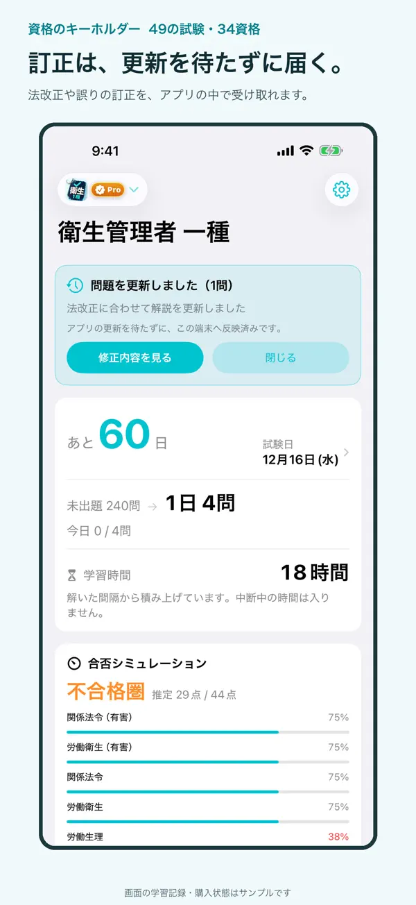 資格のキーホルダーのApp Storeスクリーンショット
